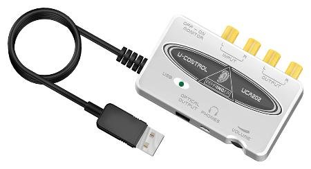 Low Latency 2 in 2 out USB Audio Interface with Digital Output