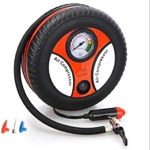 Rain Enterprise Electric Mini DC 12V Air Compressor Pump for Car & Bike Tyre Tire Inflator Pump for Car and Bike Tyre Tire Inflator