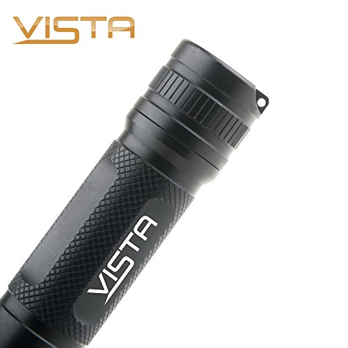 Vista 370 Lumen Tactical Flashlight Fully Rechargeable
