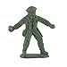 Fun Express Classic Green Army Men Toys - Bulk set of 100 Soldiers, Variety of Poses and Free Standing Base - Green