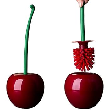 DORA BRIDAL Toilet Bowl Brush Hold Combo Set, 1 Pack Heavy Base Clean Bowl Hideaway Compact Holder Strong Bristles for Bathroom Toilet(1 Brush,1 Holder)