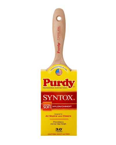 Purdy 144404630  Syntox Series Sprig Flat Trim Paint Brush, 3 inch