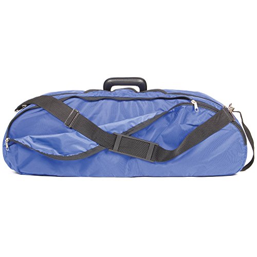 image for Bobelock 1047FV Blue Fiberglass 4/4 Violin Case with Silver Velvet Int