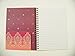Carolina Pad Studio C College Ruled Foil Cover Spiral Notebook, The Taj Mahal Collection (Violet, Pink and More, 5 Inches x 7 Inches, 80 Sheets, 160 Pages)