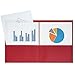 Blue Summit Supplies 25 Pack Paper Two Pocket Folders Bulk, 2 Pocket Folders Bulk, Designed for Office and Classroom Use, Assorted 5 Colors