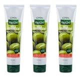 Lot of 3 Bottles L'Oreal Natures Therapy Mega Strength Blow Dry Cream 5 oz each