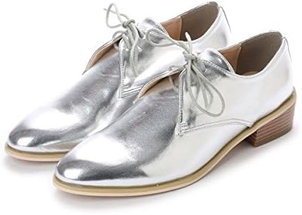 Amazon マチルダ シューズ Mathilda Mathilda オックスフォードシューズ Mk6003 シルバー 24 Mathilda マチルダ シューズ レースアップ