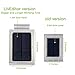 LivEditor 46 LEDs Outdoor Solar Motion Sensor Light,Waterproof Wireless Wall Mount Lighting, Upgraded Super Bright -1 pack