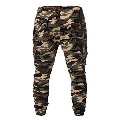 LISTHA Camo Cargo Pants Mens Skinny Stretch Denim Trouser Freyed Slim Fit Jeans