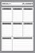 Dry Erase Weekly Calendar Planner 11x17 inch | Magnetic Refrigerator Calendar Whiteboard | To Do List , Chore Chart , Grocery Shopping List , Reminder