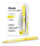 Pentel Twist Erase EXPRESS Automatic Pencil, 0.7mm Lead Size, Yellow Barrel, Box of 12 (QE417G), Office Central