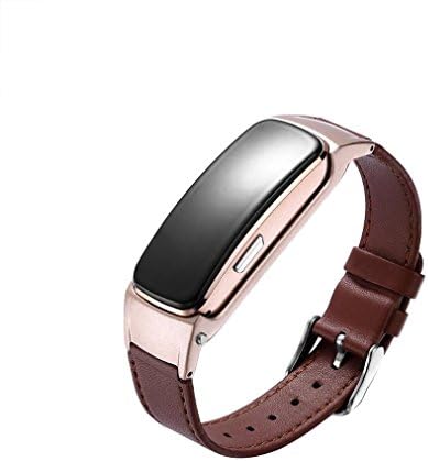 HP95 Luxury Smart Watch Multi-functional Fitness Tracker B3 Smart Bluetooth Call Bracelet Support Dual System Bluetooth Headset Brace (Brown)
