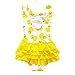 LOSORN ZPY Toddler Baby Girl Swimsuit Kid Girl One Piece Swimwear Cute Swim Dress S Yellow
