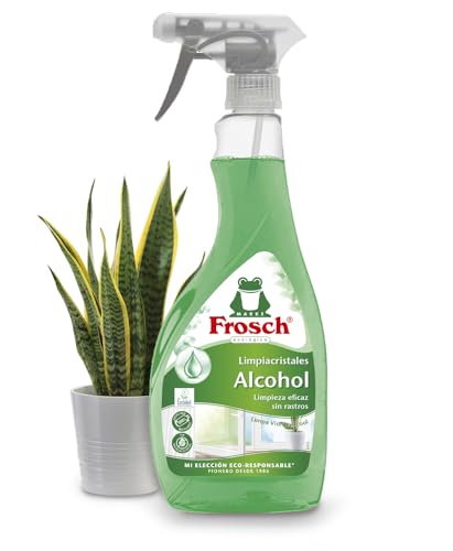 - Limpia Cristales Ecológico con Alcohol, Limpieza Eficaz de Cristales y Superficies Lisas - 500 ml
