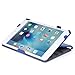 MoKo Case Fit iPad Mini 4 - Slim-Fit Multi-Angle Folio Cover Case with Auto Wake/Sleep Fit Apple iPad Mini 4 (2015 Edition) 7.9 inch iOS Tablet, Carbon Fiber Blue