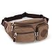 Waist Pack, Mens Canvas Fanny Packs Running Sling Backpack Crossbody Bag Fanny Packs