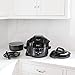 Ninja Foodi 7-in-1 Programmable Pressure Fryer, Slow Multi Cooker with TenderCrisp Technology, 5 Pot, 3-qt. Air Fry Basket (OP101), 5-Quart, Black/Gray (Renewed)