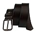 Bullko Men's Genuine Leather Belt Casual Jean Brown Belts 1 1/2