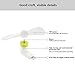 HAWEEL 8 Pin Lighting USB Fan, 3.5 inch Fashion Portable Mini USB Phone Fan with Two Leaves for iPhone 7/7 Plus, iPhone 6/6 Plus, iPhone 5 / 5S and iPad 8 Pin Series.