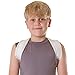 BraceAbility Clavicle Support Brace - Figure 8 Upper Back Brace Posture Corrector for Women and Men, Shoulder Straightener, Kyphosis Relief, Sling for Injuries and Fractures (Small)