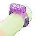 3Pcs Orgasmic Vibrating Erection Ring, Purple