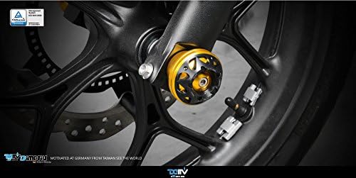 Dimotiv DMV Front Axle Slider-3D for Honda CTX700 13~15 CTX700N 13~15 INTEGRA(NC700D) 13~15 INTEGRA(NC750D) 13~15 NC700S 12~15 NC700X 12~15 NC750S 14~15 NC750X 14~15 (Gold)