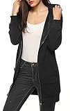 Locryz Women's Zip Up Hooded Sweatshirt Casual Pockets Fleece Hoodie Jacket S-XXL