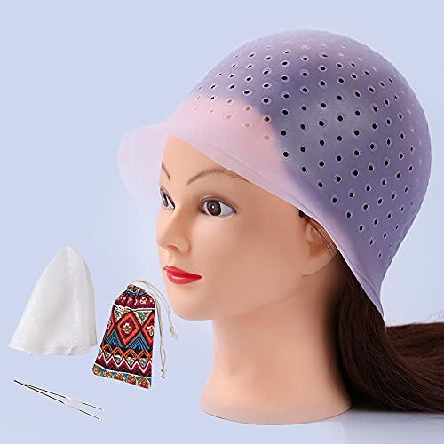 Prepunched Highlight Cap 2 Sets (White and Purple) With Open Holes