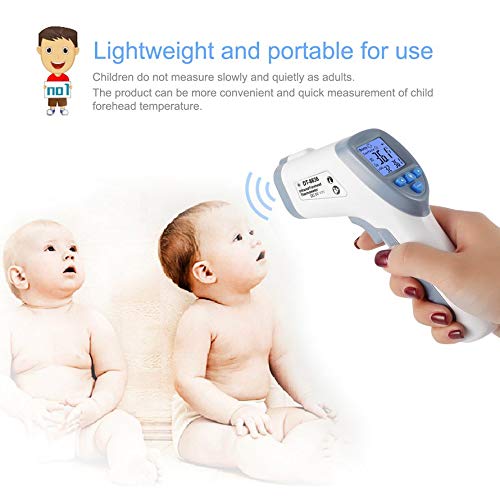 Cheekbone Digital Thermometer Infrared Baby Adult Forehead Non Contact Infrared Thermometer with LCD Backlight Household Termometer - Thumbnail 4