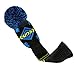 Scott Edward Blue Yellow Black Abstract Pattern Golf Head Covers Set of 4 Wood Clubs