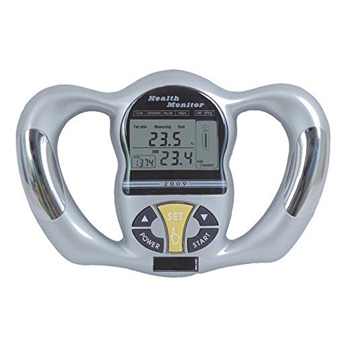 PU Health Pure acoustics professional handheld body fat analyzer bmi health monitor, SILVER, 340.19399999999996 Gram
