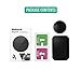 Nekteck Universal Stick on Flat Magnetic Phone Car Mount/Key Holder for iPhone 8 7 6 6S Plus 5S 5C SE, Samsung Galaxy S9/S8/S6/S7 Edge Plus S5 Note 8, LG G5, Pixel/Pixel XL 2, Nexus 6P 5X, 4 Pack