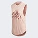 adidas Women's Athletics Graphic Drop Hem Muscle tee