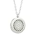 joymiao Essential Oil Diffuser Necklace Aromatherapy Pendant Stainless Steel Locket for Women Perfume Jewelry - Teen Girls Gifts