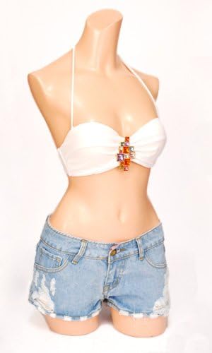 Amazon デニムショートパンツ ホットパンツ ショーパン ホッパン デニム ダメージ加工 水着コーデ レディース ショートパンツ 通販 Amazon デニムショートパンツ ホットパンツ ショーパン ホッパン デニム ダメージ加工 水着コーデ レディース ショートパンツ 通販