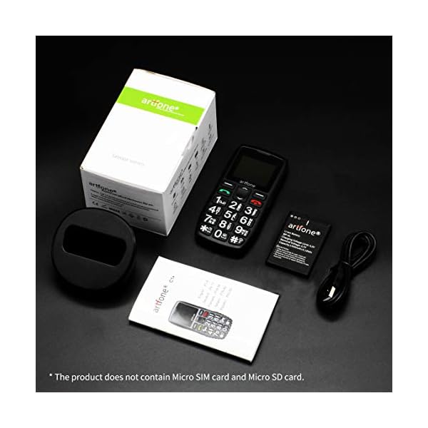 artfone-C1-Plus-Unlocked-Senior-Mobile-Phone-Big-Button-GSM-Mobile-Phone-for-Elderly-with-Dual-SIM-and-Charging-DockBlack artfone C1 Plus Unlocked Senior Mobile Phone, Big Button GSM Mobile Phone for Elderly with Dual SIM and Charging Dock…