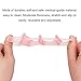Skyfoot’s Toe Separators, Bunion Corrector, Toe Straightener, Bunion Relief, Toe Spacer for Yoga and Toe Relaxing, Hammer Toe for Women and Men - 1 Pair (Pink)