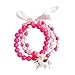 Elesa Miracle Little Girl Kids Unicorn Jewelry Set Girl Unicorn Necklace Bracelet Unicorn Clip on Earrings Value Set