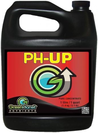 Green Planet Nutrients - PH-UP (1 Liter) | Highly Concentrated PH UP for Hydroponics Use.
