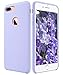 ULAK iPhone 7 Plus Case, Liquid Silicone Gel Rubber Case with Soft Microfiber Lining Shockproof Slim Rubber Protective Phone Cases Cover for iPhone 7 Plus 5.5 inch, Purple