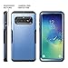 YOUMAKER Case for Galaxy S10, Metallic Blue Heavy Duty Protection Full Body Shockproof Slim Fit Without Built-in Screen Protector Case Cover for Samsung Galaxy S10 6.1 inch (2019) - Blue/Black