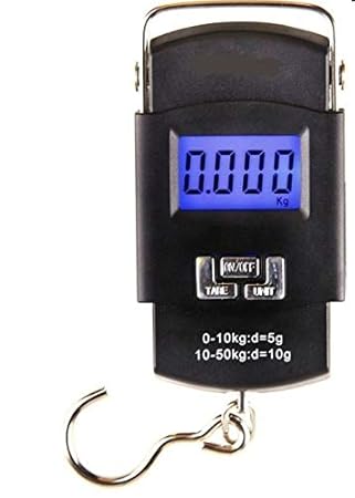 Ionix Imported Portable Digital luggage weight scale 50 Kg Weighing Scale with big size Metal