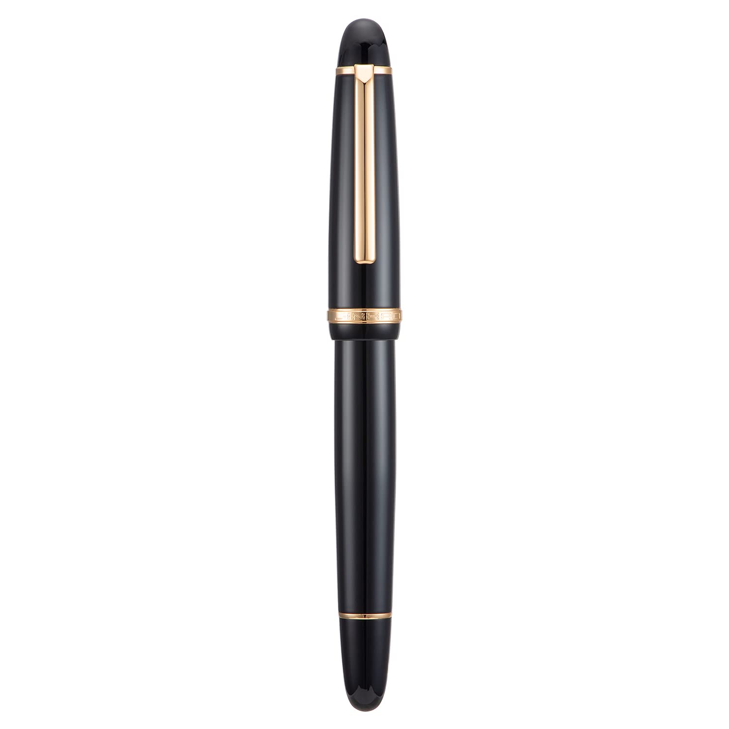 Jinhao X850 Fountain Pen Extra Fine Nib, Black with Golden Clip Metal Writing Pen