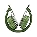 GranVela Q8 Wireless Headphones Lightweight Foldable Steoro Headset with FM Radio,MicroSD/TF Card Mp3 Player and 3.5mm Detacheable AUX cable,for Ipad,iPhone and Andoid Smartphones.-Army Green