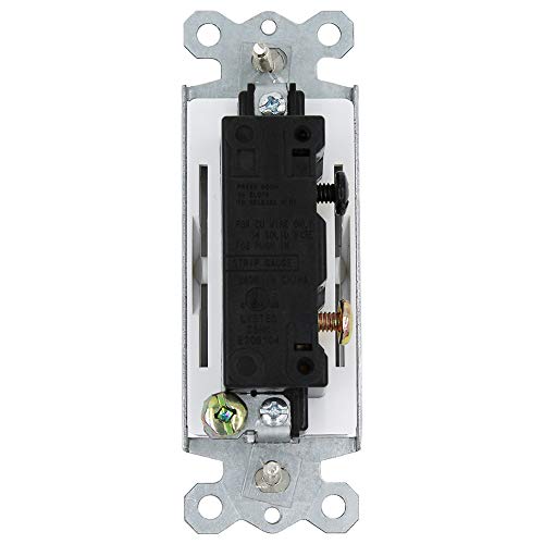 image for ESD Tech Paddle Light Switch On/Off Single Pole Rocker, Decorator, Res