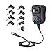 Zolt 12W Universal AC DC Adapter Power Supply for Household Electronics Routers Speakers LCD CCTV Cameras with Multi Voltage 3V 4.5V 5V 6V 7.5V 9V 12V 1A 1000mA Output