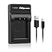 OAproda EN-EL12 Ultra Slim Micro USB Battery Charger for Nikon ENEL12, KeyMission 360, KeyMission170, Coolpix S9500, S9300, S9100, AW100, AW100s, AW120, S620, P310, P300 Cameras, MH-65 Charger