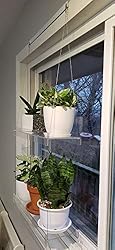 SupremeTech Hanging Acrylic Shelves for Windows