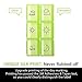 Weekly Pill Organizer(3-Times-A-Day), 7 Day Pill Box, Portable Travel Prescription & Medication Pill Case, Vitamin Fish Oil Compartments Container