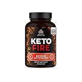 Ancient Nutrition KetoFIRE Capsules, Keto Supplement with BHB Salts as Exogenous Ketones, Electrolytes and Caffeine, Keto Diet, Ketosis Booster, 90 Count...